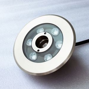 6 * 3W RGB DMX svjetlosni prsten s vodoskokom za vodene fontane