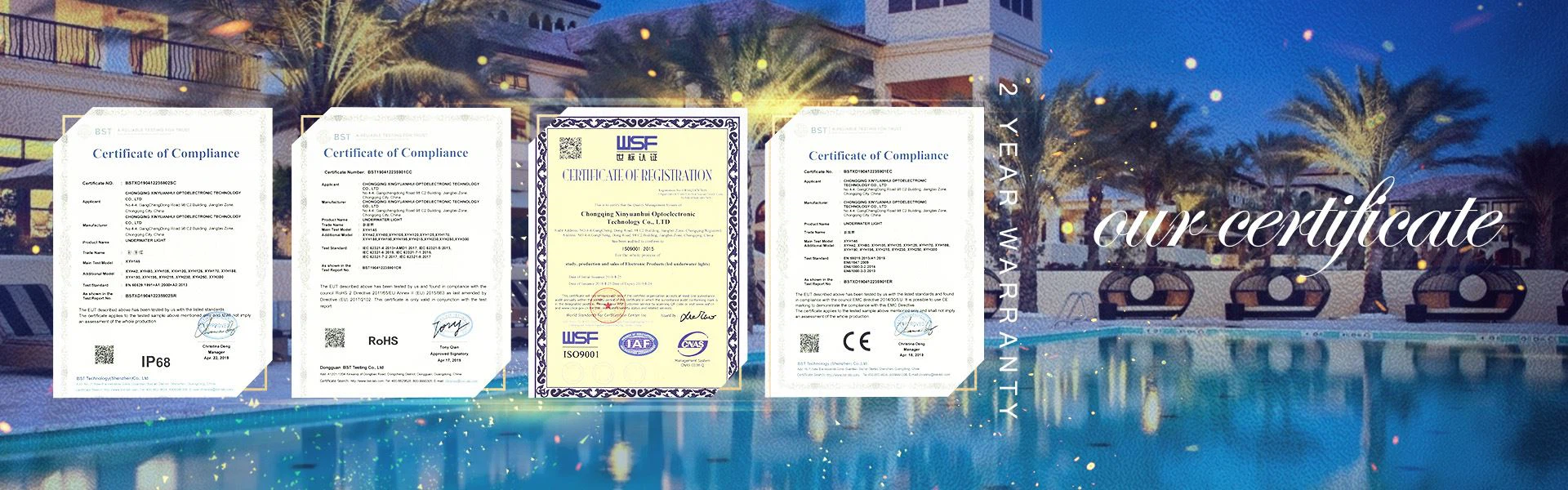 Xinyuanhui underwater light series